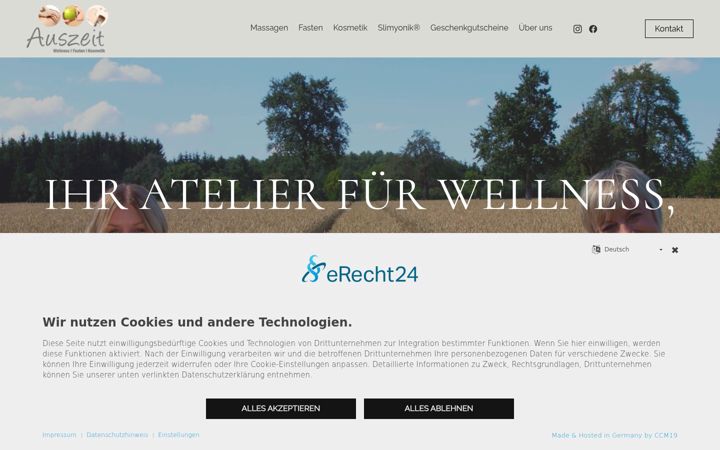 Screenshot of auszeit-geislingen.de