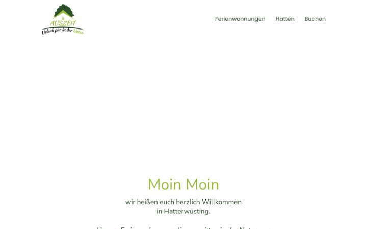 Snimka zaslona za auszeit-hatten.de