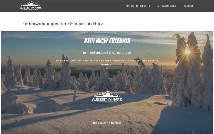 Screenshot of auszeit-im-harz.de
