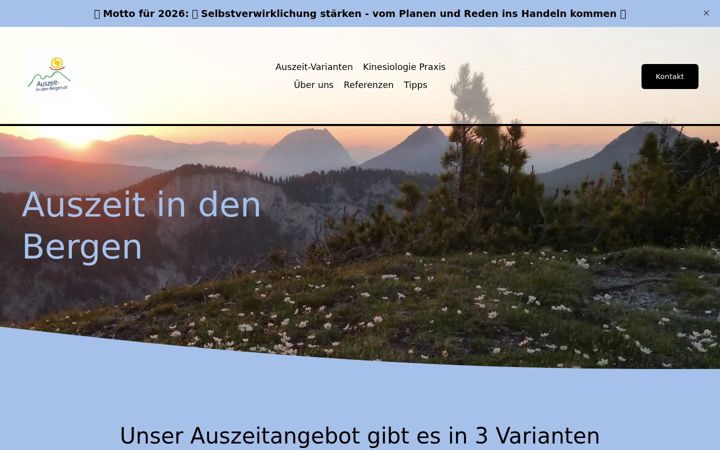 Screenshot of auszeit-in-den-bergen.at