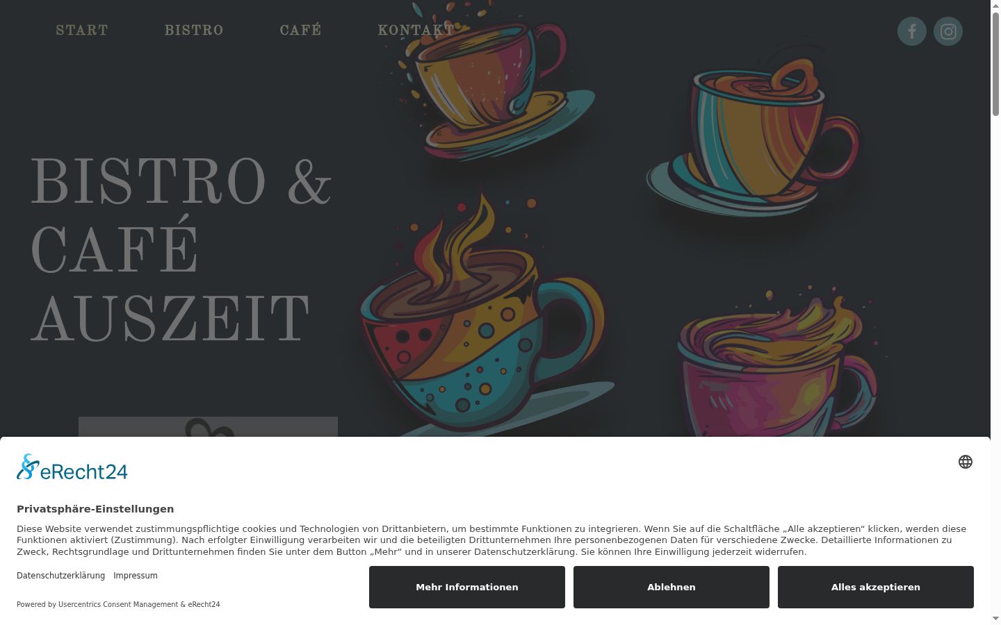 Screenshot tal-banner tal-kunsens muri qabel kwalunkwe interazzjoni