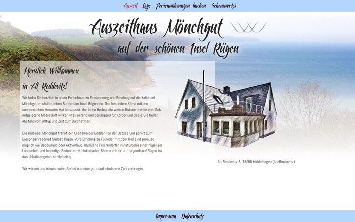 Screenshot of auszeit-ruegen.de