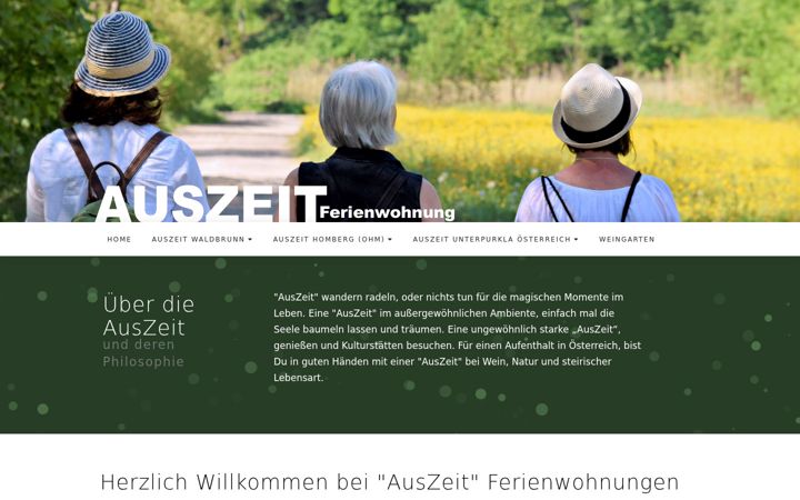 Екранна снимка на auszeit-waldbrunn.de