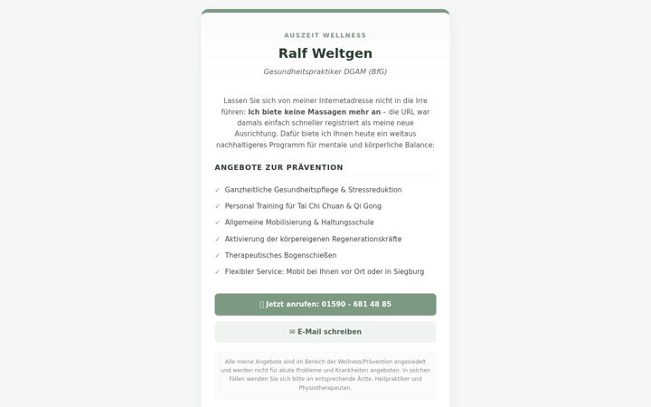 Screenshot of auszeit-wellness-massagen.de