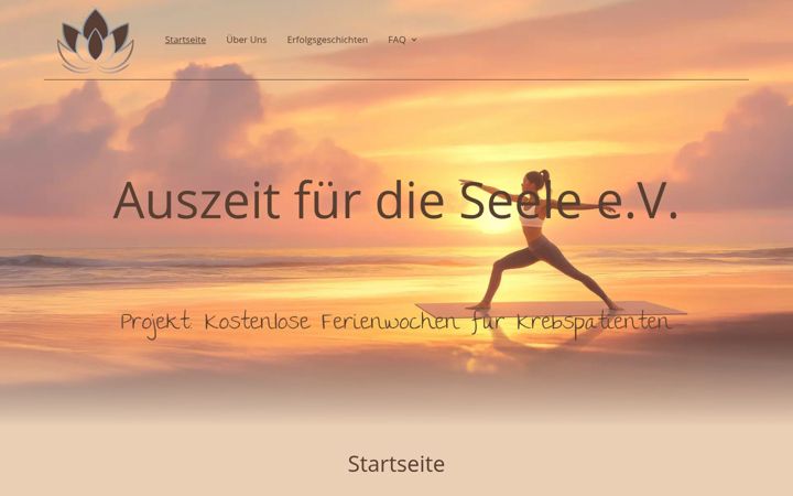 Screenshot of auszeitseele.de