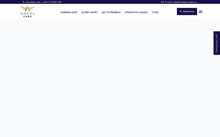 Screenshot of autakpronajmu.cz