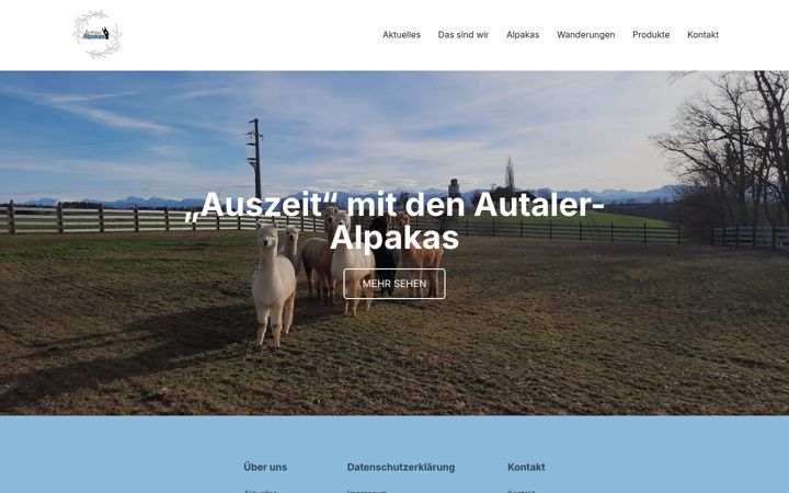 Screenshot of autaler-alpakas.at
