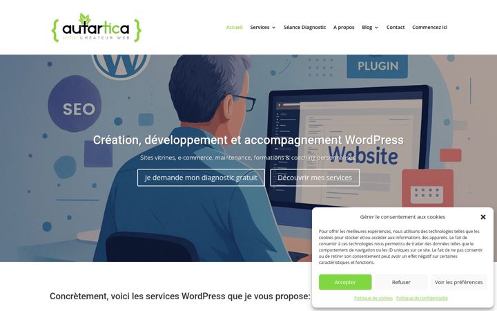Screenshot of autartica.be