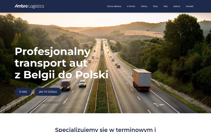 Screenshot of autazbelgii.pl