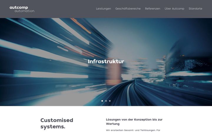 Screenshot of autcomp.ch