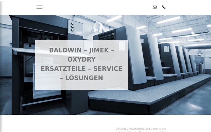 Screenshot stránky autec-service.de