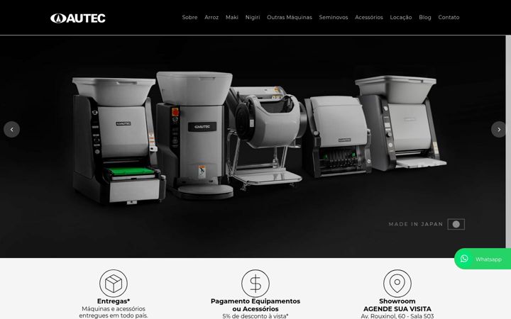 Screenshot of autecsushi.com.br