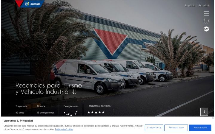Screenshot of auteide.com