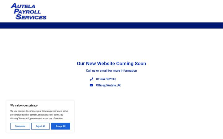 Screenshot of autelapayrollservices.com