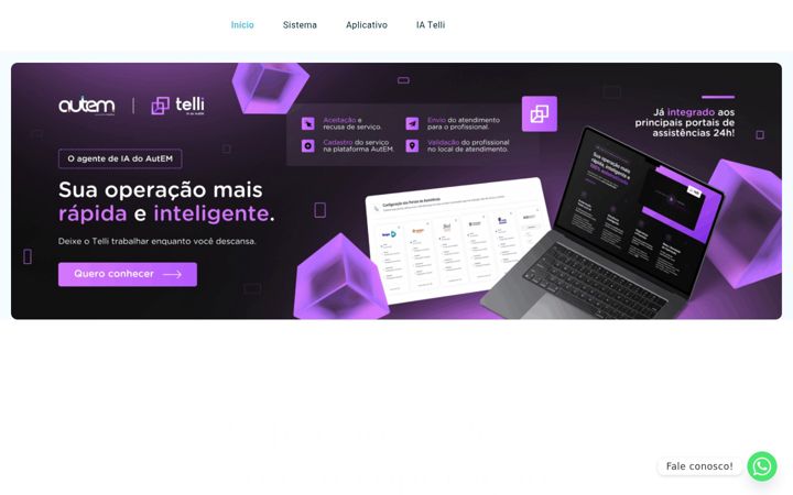 Screenshot of autem.com.br