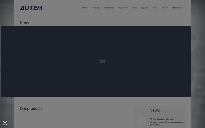 Screenshot of autem.de