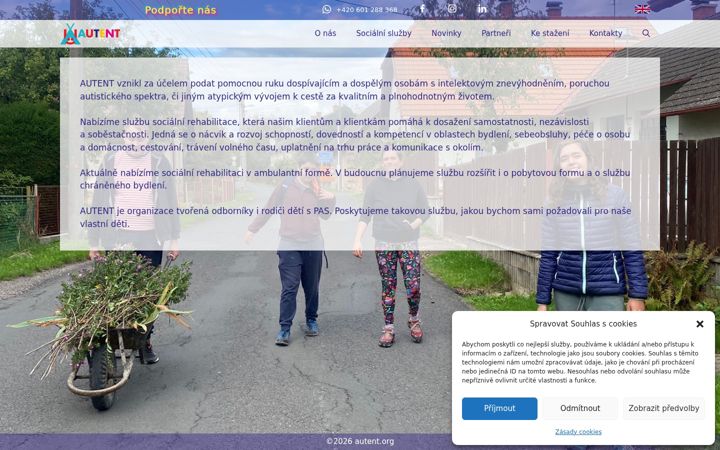 Screenshot of autent.org