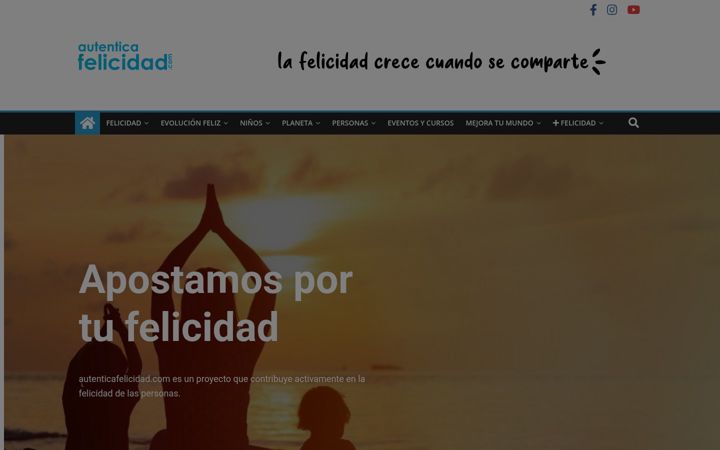 Screenshot of autenticafelicidad.com