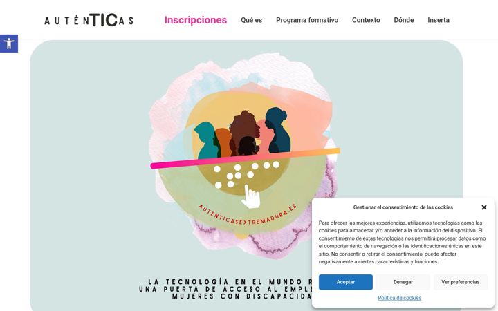 Screenshot of autenticasextremadura.es