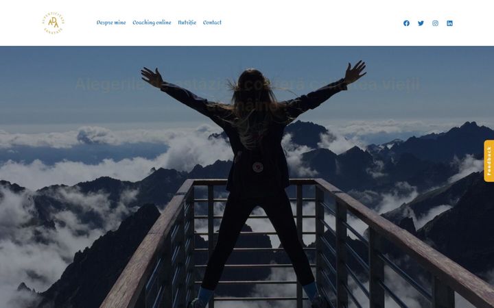 Screenshot of autenticitatesisanatate.ro