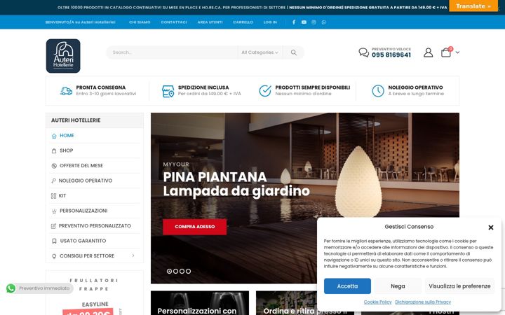 Screenshot of auterihotellerie.com