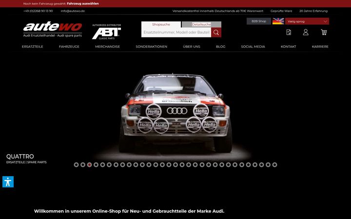 Screenshot of autewo.de