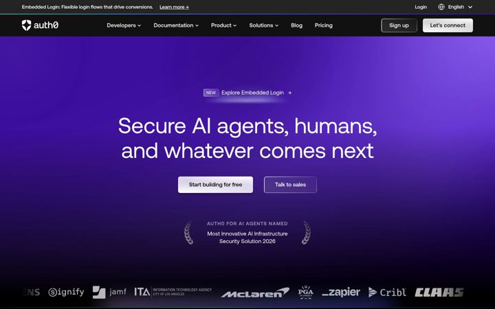 Screenshot ta' auth0.com