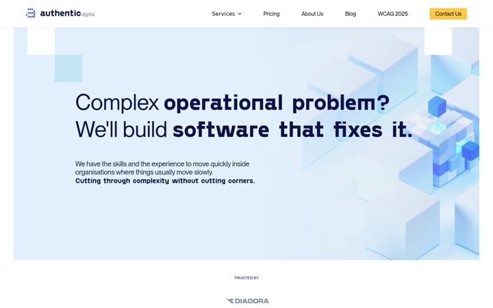 Screenshot of authentic-digital.co