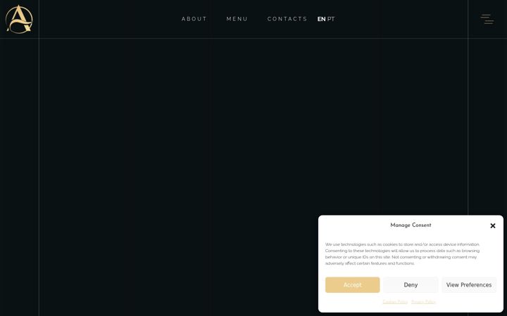 Screenshot of authentic-restaurant.pt