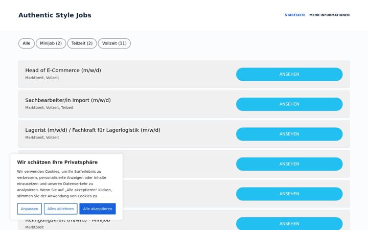 Screenshot of authentic-style-jobs.de