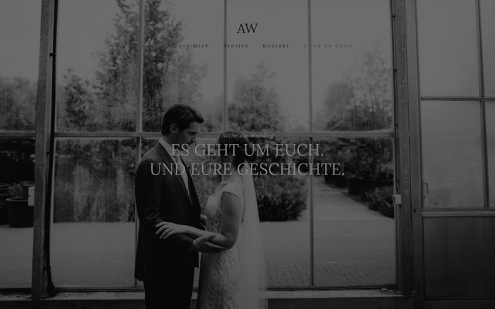 Snímek obrazovky authentic-wedding.com