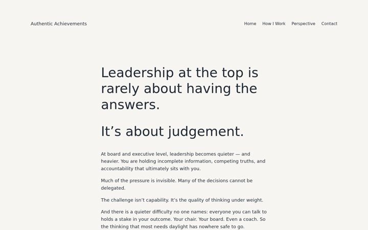 Screenshot of authenticachievements.com