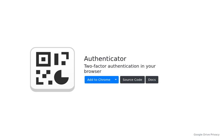Screenshot of authenticator.cc