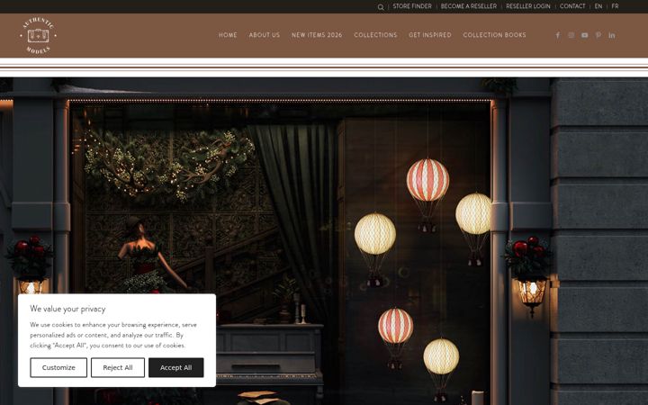 Screenshot von authenticmodels.com