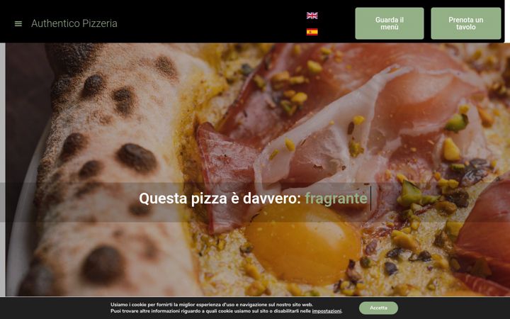 Screenshot von authenticofood.it