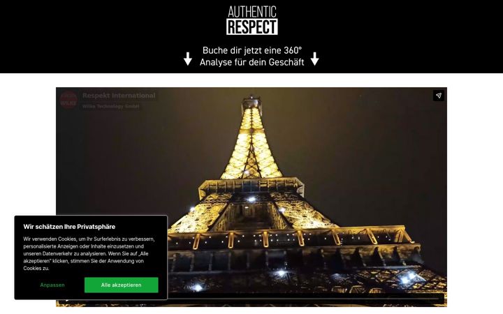 Screenshot of authenticrespect.com