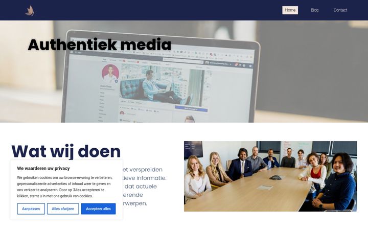 Screenshot of authentiekmedia.nl