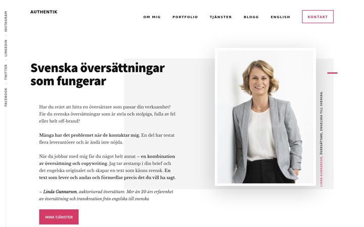 Screenshot of authentik.se