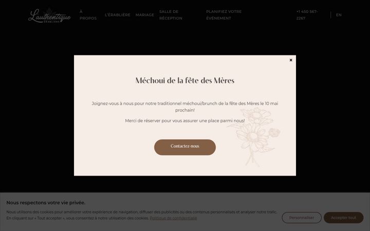 Screenshot of authentiqueerabliere.com