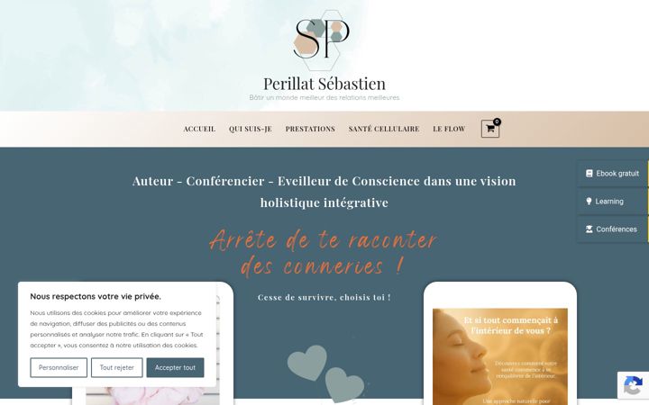Screenshot of authentiquementsoi.com