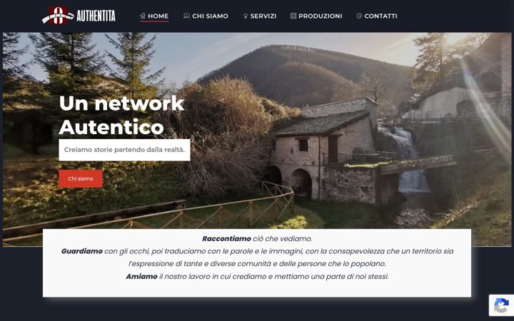 Screenshot of authentita.com
