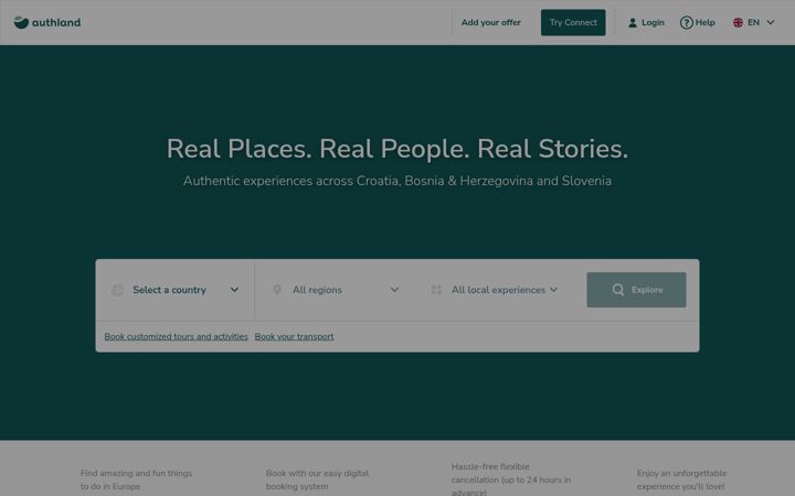 Screenshot of authland.com