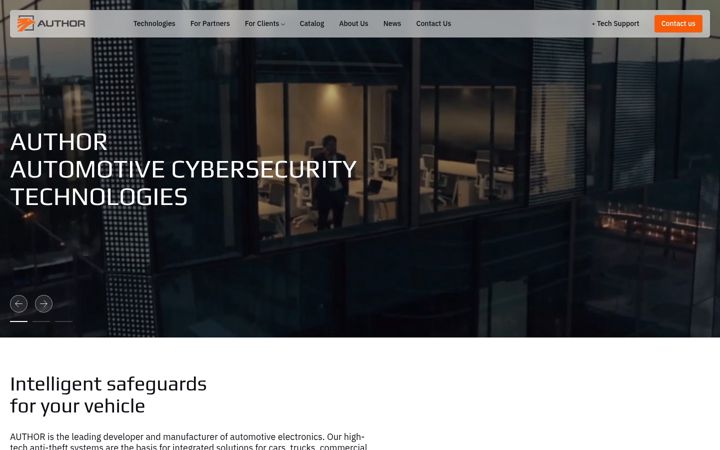 Screenshot of author-alarm.com