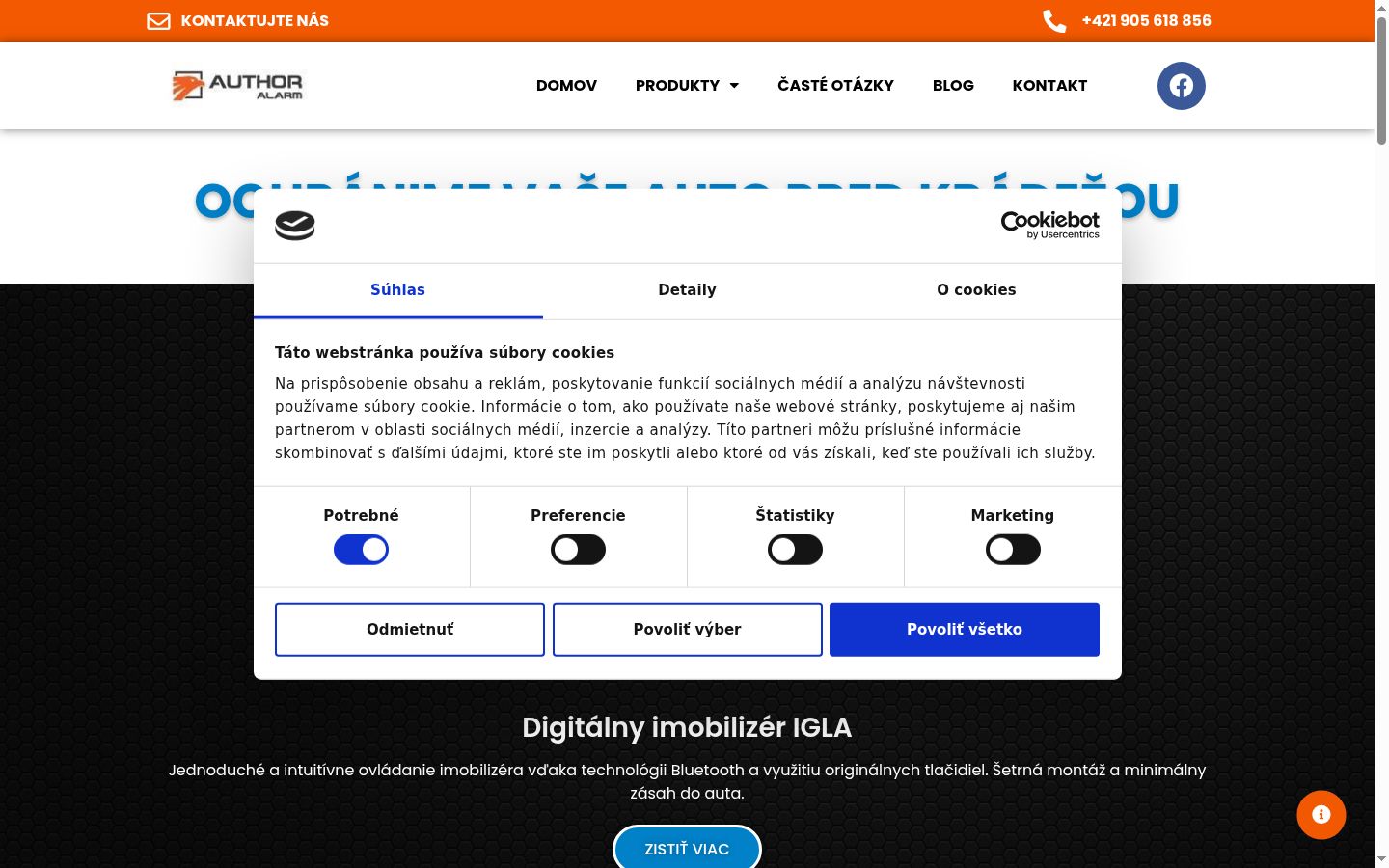 Screenshot tal-banner tal-kunsens muri qabel kwalunkwe interazzjoni