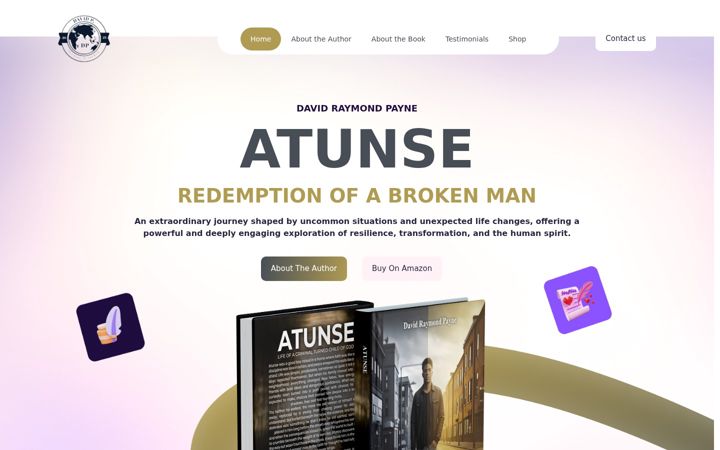 Screenshot of authordavidrpayne.com
