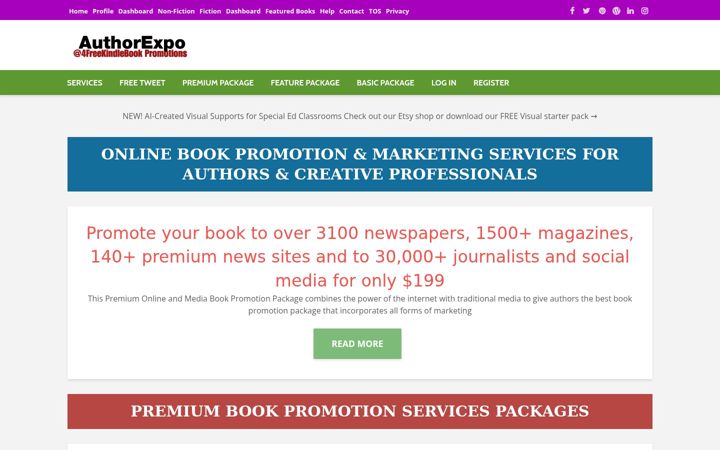 Screenshot ta' authorexpo.com