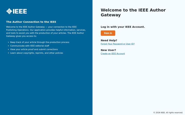 Screenshot of authorgatewayqa.ieee.org