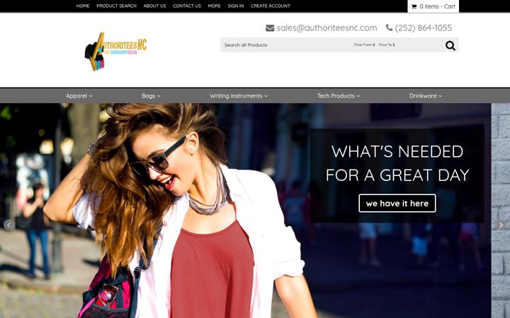Screenshot of authoriteesnc.com
