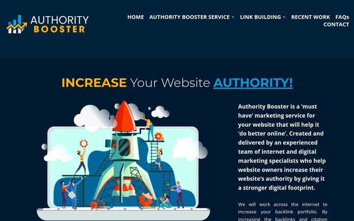 Screenshot of authoritybooster.online