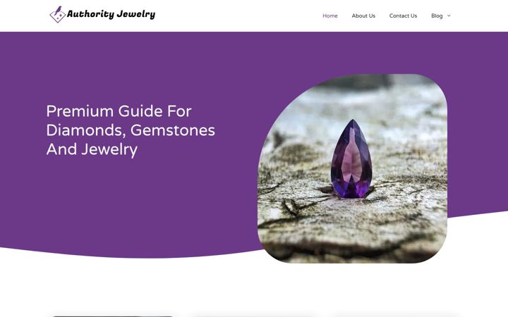 Screenshot of authorityjewelry.com